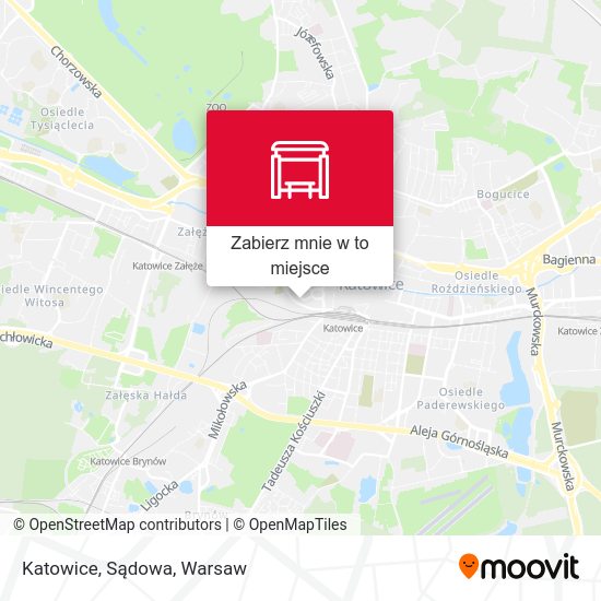 Mapa Katowice, Sądowa