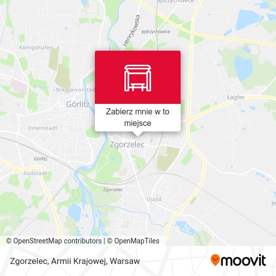 Mapa Zgorzelec, Armii Krajowej