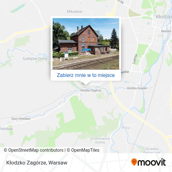 Mapa Kłodzko Zagórze