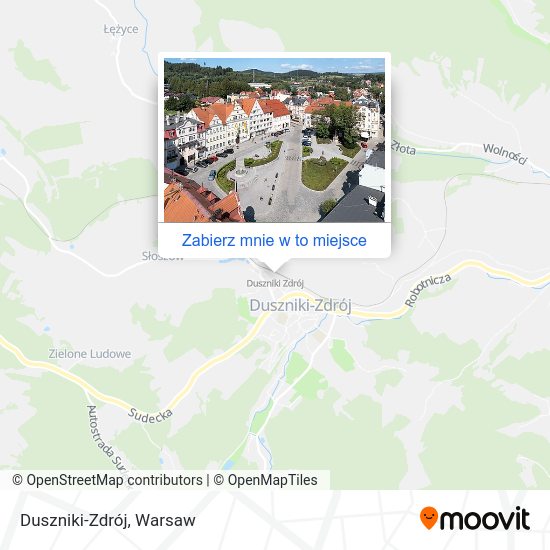 Mapa Duszniki-Zdrój