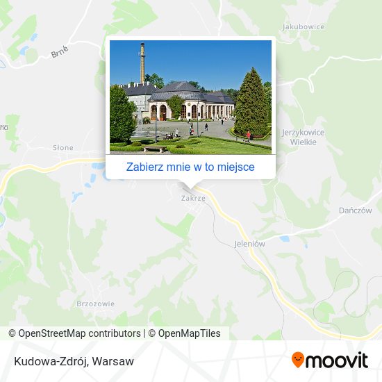 Mapa Kudowa-Zdrój