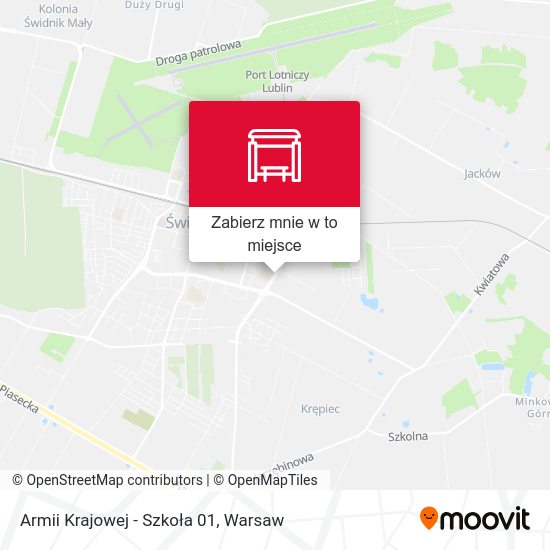 Mapa Armii Krajowej - Szkoła 01