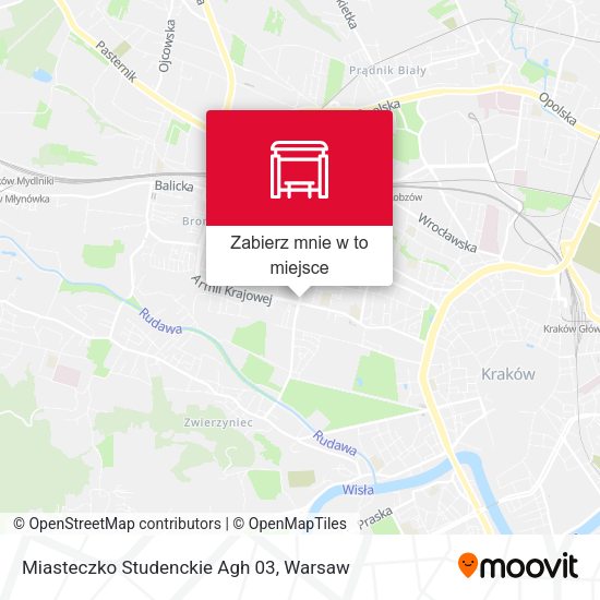 Mapa Miasteczko Studenckie Agh 03