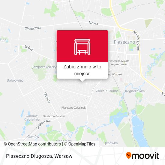 Mapa Piaseczno Długosza