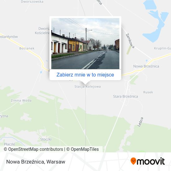 Mapa Nowa Brzeźnica