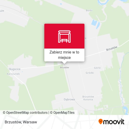 Mapa Brzustów