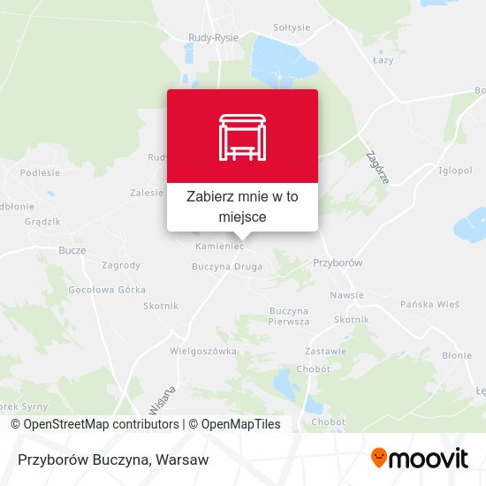 Mapa Przyborów Buczyna