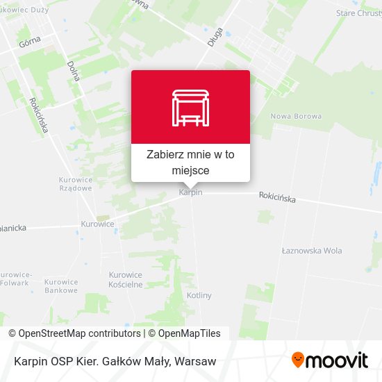 Mapa Karpin OSP Kier. Gałków Mały