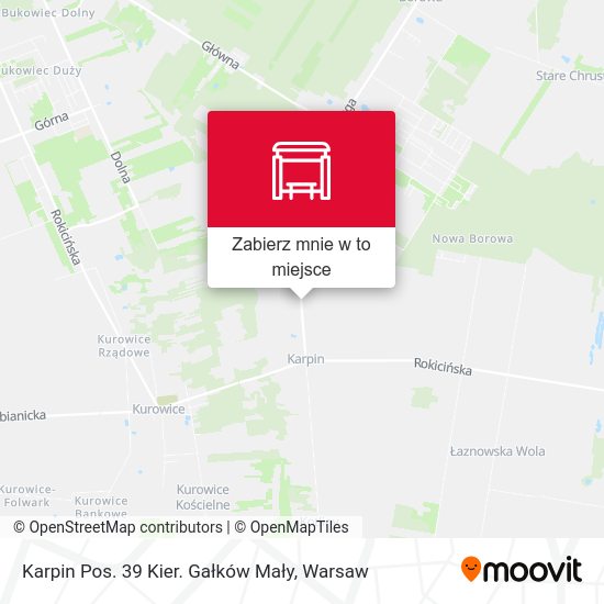 Mapa Karpin Pos. 39 Kier. Gałków Mały