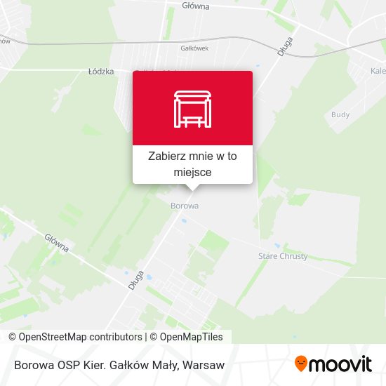 Mapa Borowa OSP Kier. Gałków Mały