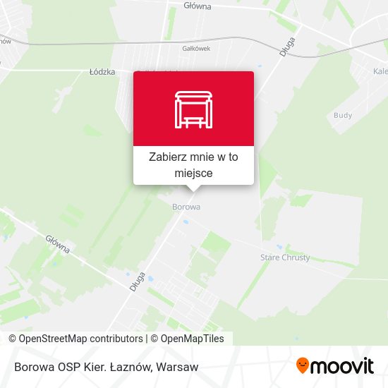 Mapa Borowa OSP Kier. Łaznów