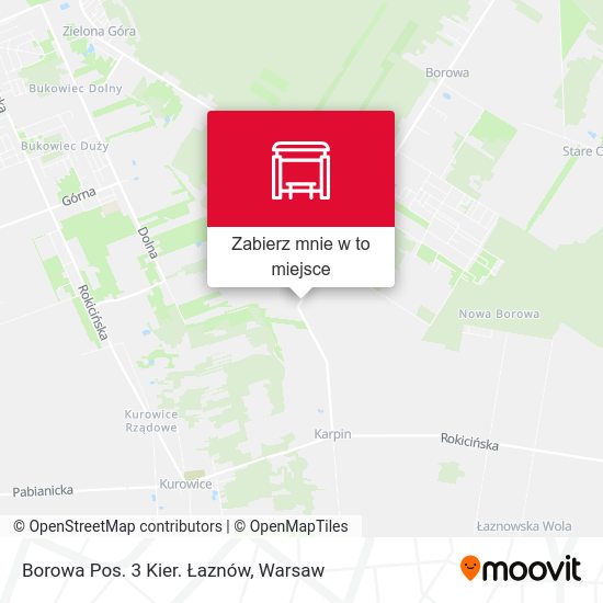 Mapa Borowa Pos. 3 Kier. Łaznów