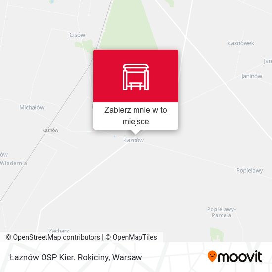 Mapa Łaznów OSP Kier. Rokiciny