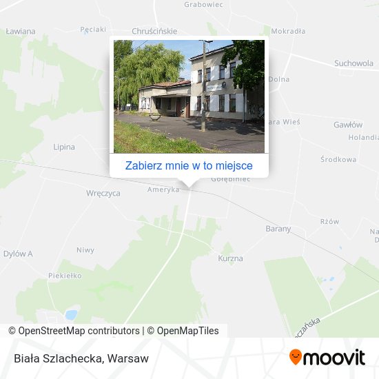 Mapa Biała Szlachecka