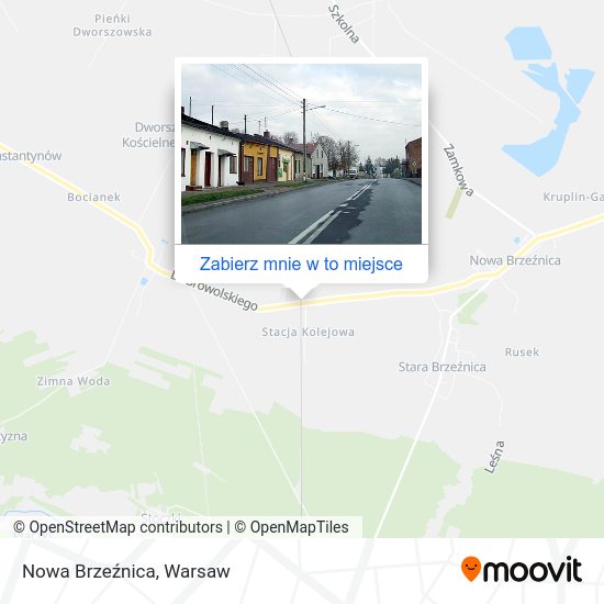 Mapa Nowa Brzeźnica