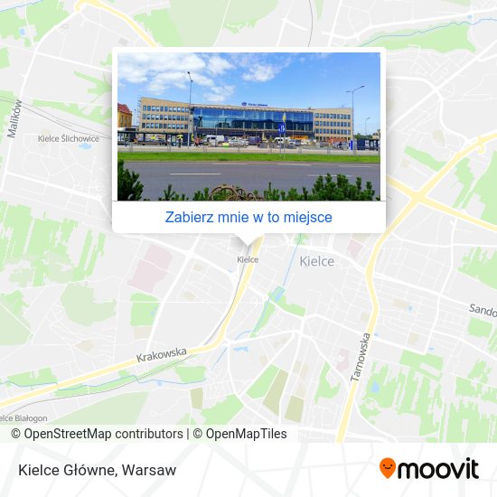 Mapa Kielce Główne