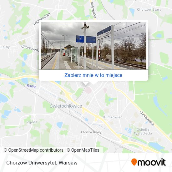 Mapa Chorzów Uniwersytet