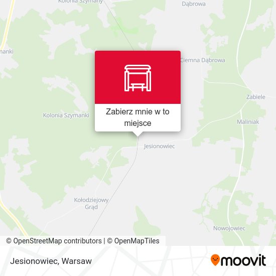 Mapa Jesionowiec