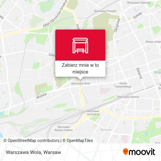 Mapa Warszawa Wola