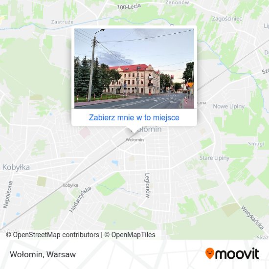 Mapa Wołomin