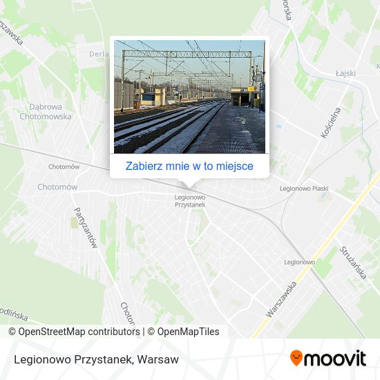 Mapa Legionowo Przystanek