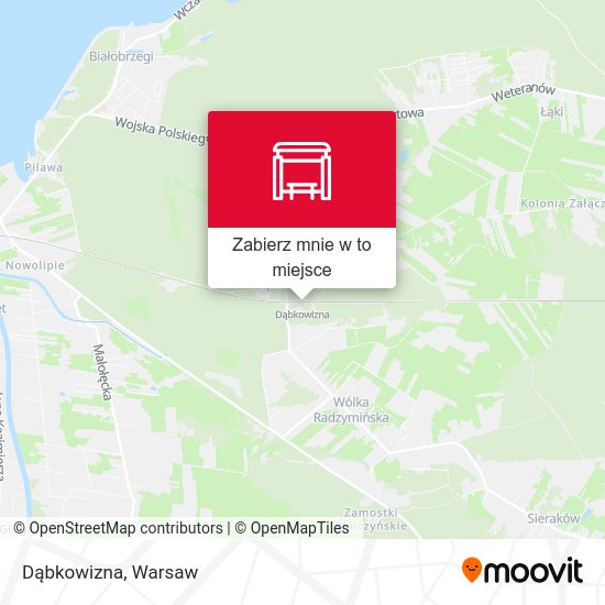 Mapa Dąbkowizna