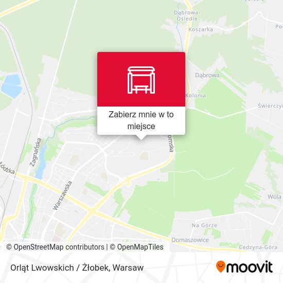 Mapa Orląt Lwowskich / Żłobek