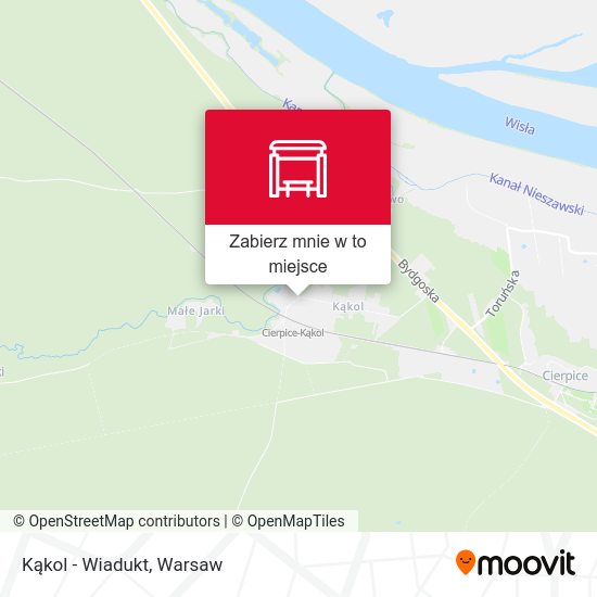 Mapa Kąkol - Wiadukt