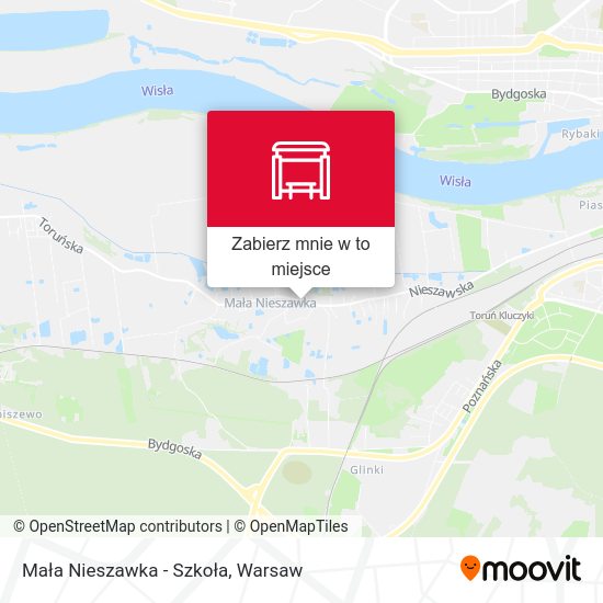 Mapa Mała Nieszawka - Szkoła