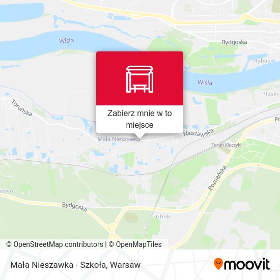 Mapa Mała Nieszawka - Szkoła