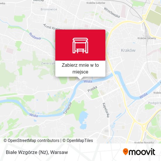 Mapa Białe Wzgórze