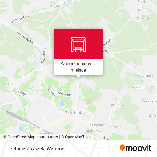 Mapa Trzebinia Zbyszek