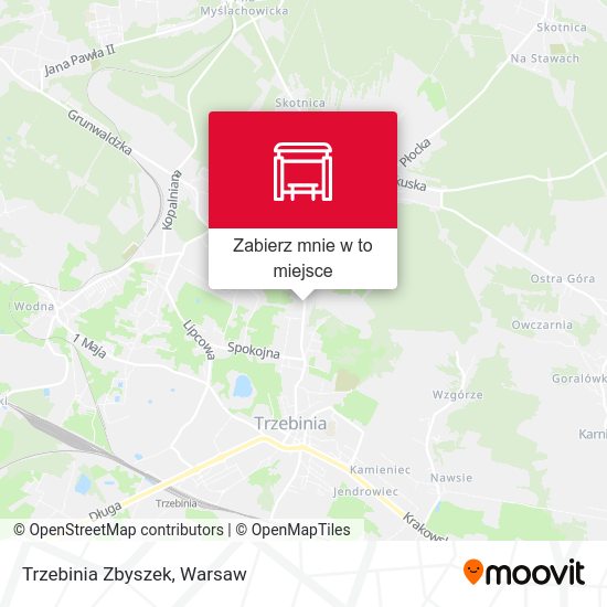 Mapa Trzebinia Zbyszek