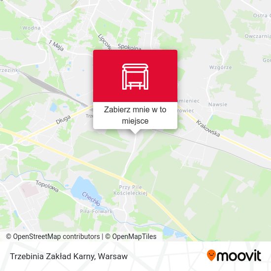 Mapa Trzebinia Zakład Karny