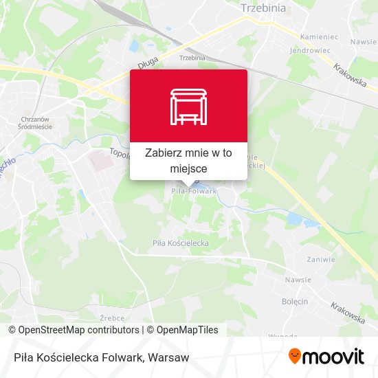 Mapa Piła Kościelecka Folwark