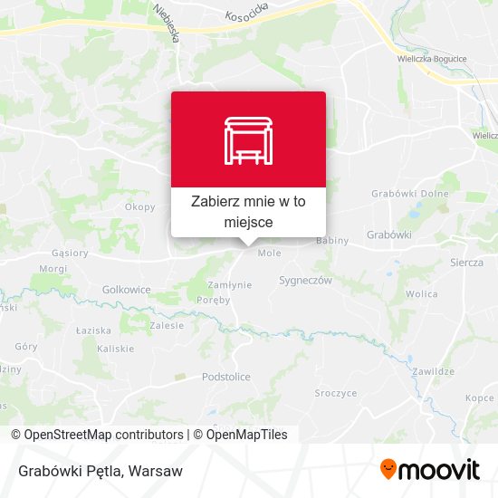 Mapa Grabówki Pętla