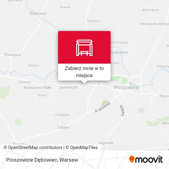 Mapa Proszowice Dębowiec