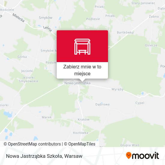 Mapa Nowa Jastrząbka Szkoła