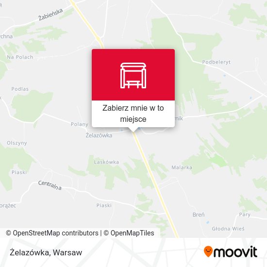 Mapa Żelazówka