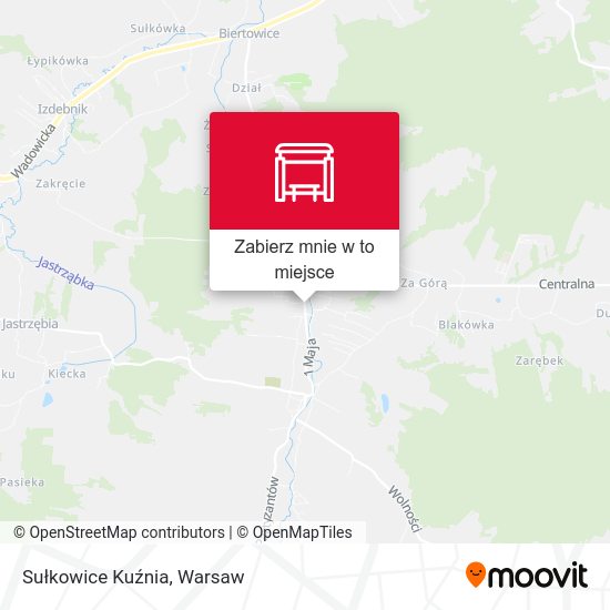 Mapa Sułkowice Kuźnia