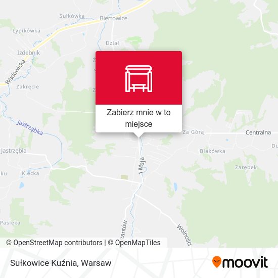 Mapa Sułkowice Kuźnia