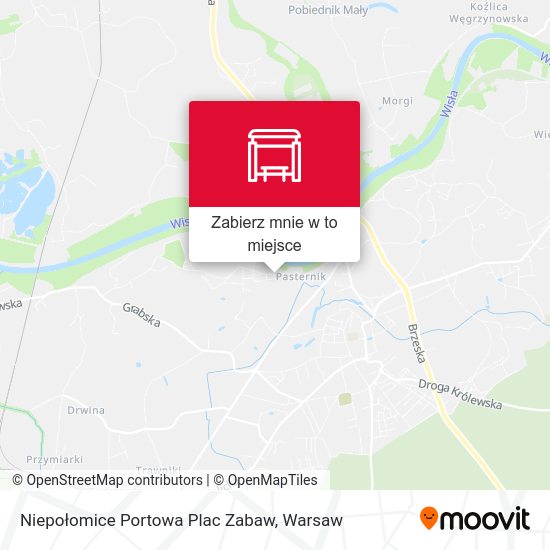 Mapa Niepołomice Portowa Plac Zabaw