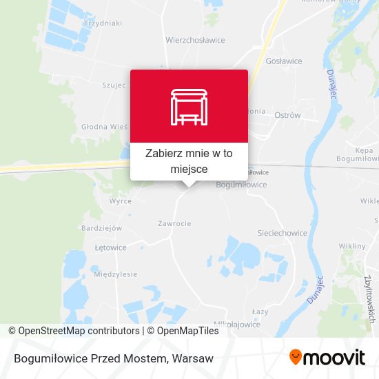 Mapa Bogumiłowice Przed Mostem