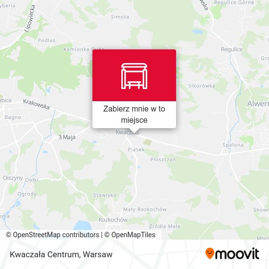 Mapa Kwaczała Centrum