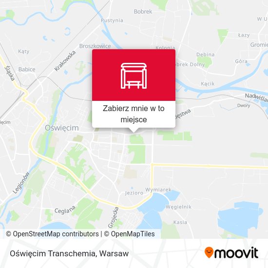 Mapa Oświęcim Transchemia