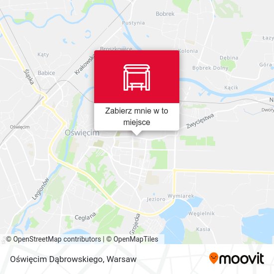 Mapa Oświęcim Dąbrowskiego