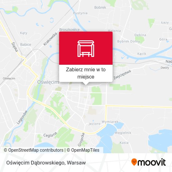 Mapa Oświęcim Dąbrowskiego