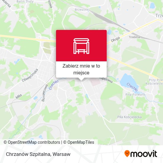 Mapa Chrzanów Szpitalna