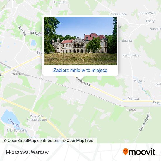 Mapa Młoszowa