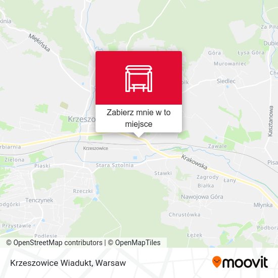 Mapa Krzeszowice Wiadukt